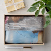 アンイタリアン通りシーンEphemeraデザインシリーズ16 薄葉紙 (ギフト)