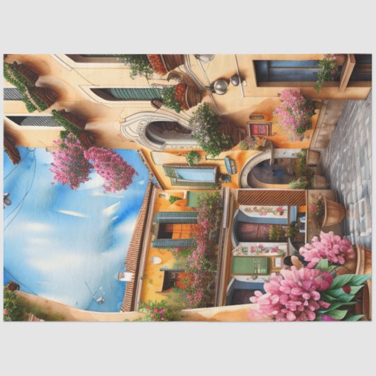 アンイタリアン通りシーンEphemeraデザインシリーズ16 薄葉紙 (正面)