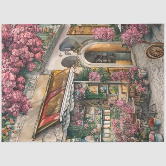 アンイタリアン通りシーンEphemeraデザインシリーズ17 薄葉紙 (正面)