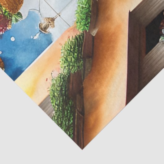 アンイタリアン通りシーンEphemeraデザインシリーズ19 薄葉紙 (詳細)