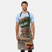 アンイタリアン通りシーンEphemeraデザインシリーズ21 エプロン (着用した状態)