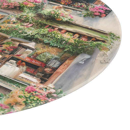 アンイタリアン通りシーンEphemeraデザインシリーズ24 カッティングボード (角)