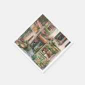 アンイタリアン通りシーンEphemeraデザインシリーズ24 スタンダードカクテルナプキン (角)