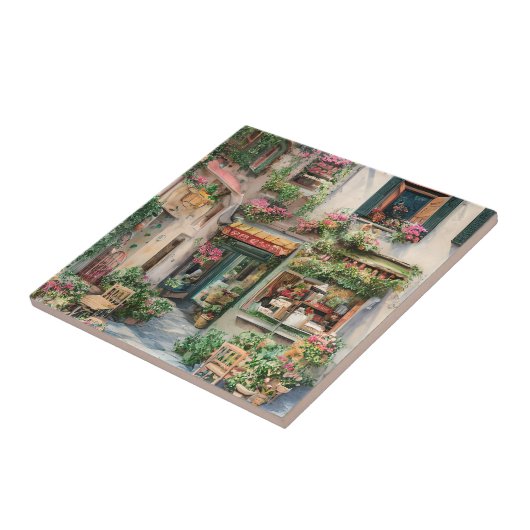 アンイタリアン通りシーンEphemeraデザインシリーズ24 タイル (側面)