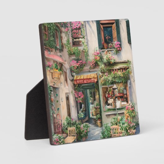 アンイタリアン通りシーンEphemeraデザインシリーズ24 フォトプラーク (正面)
