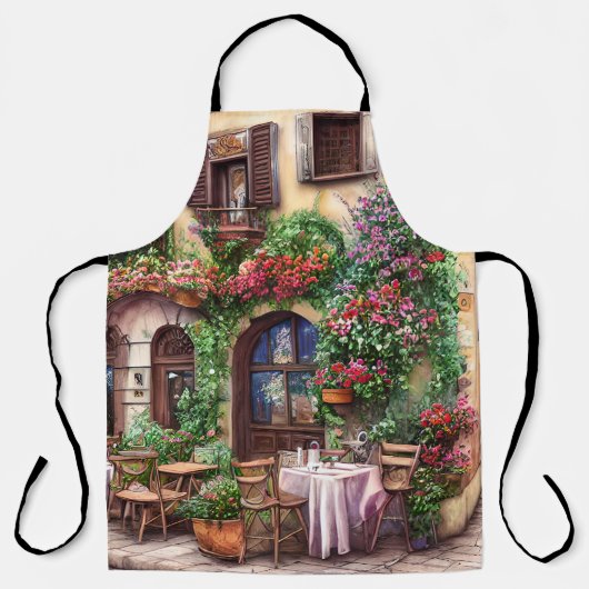アンイタリアン通りシーンEphemeraデザインシリーズ5 エプロン (正面)
