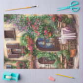 アンイタリアン通りシーンEphemeraデザインシリーズ5 薄葉紙 (クラフト)