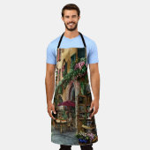 アンイタリアン通りシーンEphemeraデザインシリーズ7 エプロン (着用した状態)