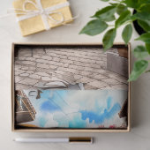 アンイタリアン通りシーンEphemeraデザインシリーズ8 薄葉紙 (ギフト)