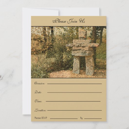 アンイヌクスクスタンドピースルピースン – 招待状 (正面)