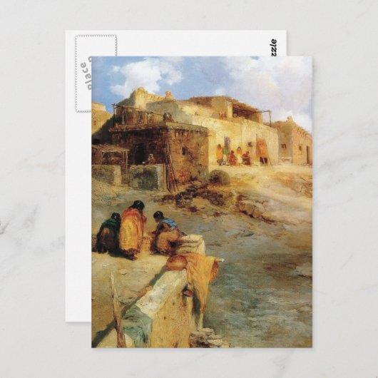 アンインディアンプエブロラグーナニューメキシコ – 1906 ポストカード (正面/裏面)