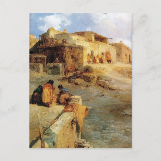 アンインディアンプエブロラグーナニューメキシコ – 1906 ポストカード (正面)