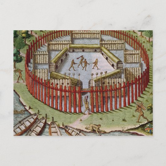 アンインディアン村 ポストカード (正面)