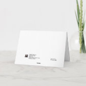 アンイーグルウェルカムホーム退役軍人愛国心 カード (裏面)