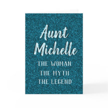 アンエレガントト誕生日マザーズデイブルーティール（緑がかった色）カード