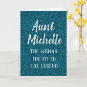 アンエレガントト誕生日マザーズデイブルーティール(緑がかった色)カード カード (黄色い花)