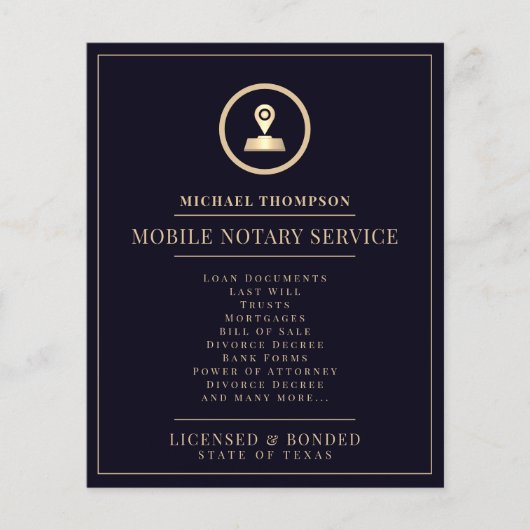 アンエレガントドプロフェッショナルインジゴ金ゴールド  チラシ (正面)