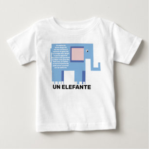 アンエレファンテスペインの子供部屋ライム ベビーTシャツ