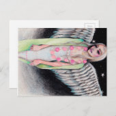 アンエンジェルオリジナルアートイラストレーションキムターナーアート ポストカード (正面/裏面)