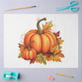 アンオータムカボチャデザインコレクション10 薄葉紙 (クラフト)