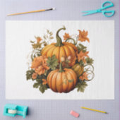 アンオータムカボチャデザインコレクション11 薄葉紙 (クラフト)