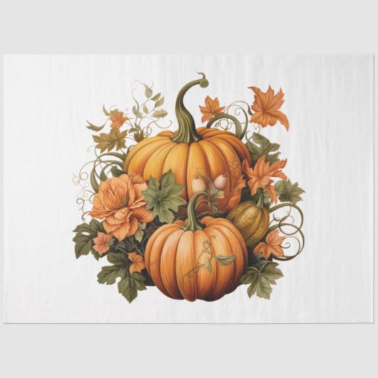 アンオータムカボチャデザインコレクション11 薄葉紙 (正面)