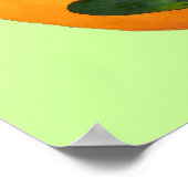 アンカットカボチャ顔ポスター ポスター (角)