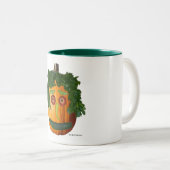 アンカットカボチャ顔マグ ツートーンマグカップ (正面右)