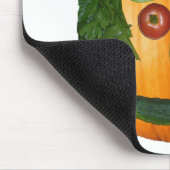 アンカットカボチャ顔 マウスパッド (コーナー)