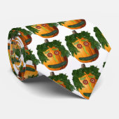 アンカットパンプキン顔 ネクタイ (ロール)