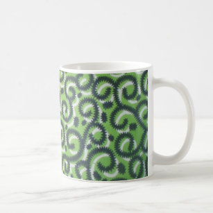アンカラの緑のマグ コーヒーマグカップ