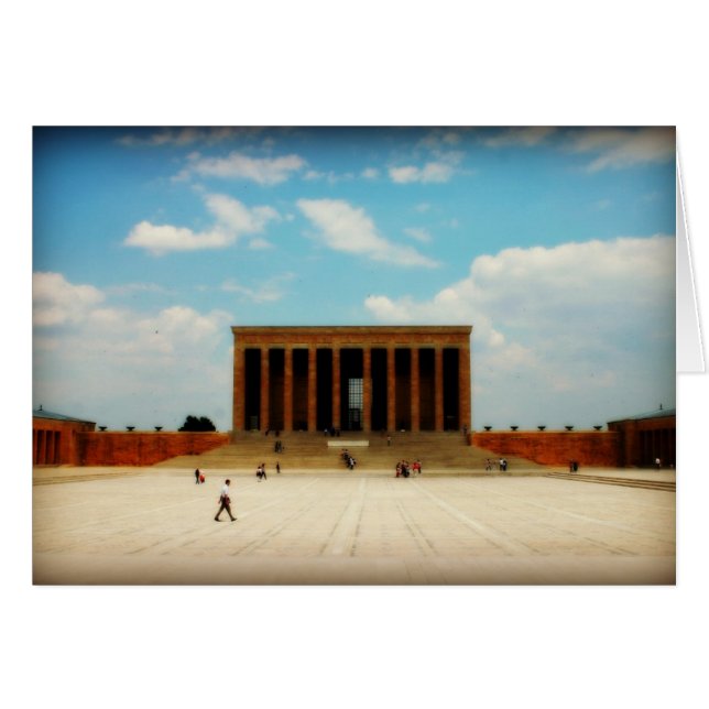 アンカラのAtaturkの記念物 (正面横)