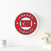 アンカラTürkiye ラージ壁時計 (ホーム)
