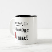 アンカレッジの誰か ツートーンマグカップ (正面左)