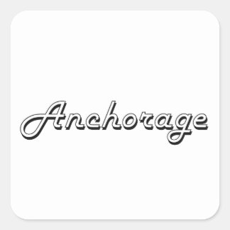 アンカレッジアラクラシックスカスレトロデザイン スクエアシール