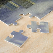 アンカレッジアラスカのスカイライン ジグソーパズル (側面)