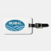 アンカレッジアラスカアウトドア ラゲッジタグ (正面横)