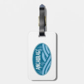 アンカレッジアラスカアウトドア ラゲッジタグ (裏面縦)