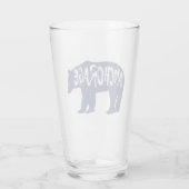 アンカレッジアラスカベア タンブラーグラス (裏面)