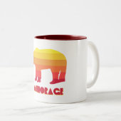 アンカレッジアラスカレインボーベア ツートーンマグカップ (正面右)