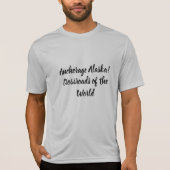 アンカレッジアラスカ交差点 Tシャツ (正面)