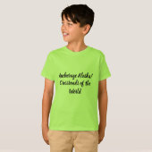 アンカレッジアラスカ十字路 Tシャツ (正面フル)