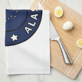 アンカレッジアラスカ キッチンタオル (四つ折り)