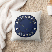 アンカレッジアラスカ クッション (ブランケット)