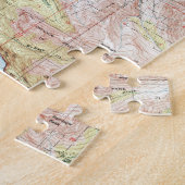 アンカレッジアラスカMap (1994年) ジグソーパズル (側面)