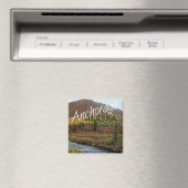 アンカレッジアラスカUSA土産冷蔵庫用マグネット マグネット (インサイチュ (食洗機))