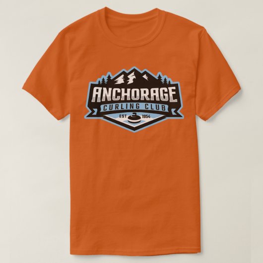 アンカレッジカール Tシャツ (デザイン正面)