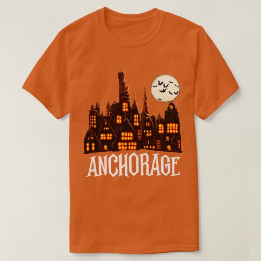 アンカレッジハロウィーン Tシャツ (デザイン正面)