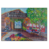 アンカレッジビジターセンター用切削ボード カッティングボード (正面)