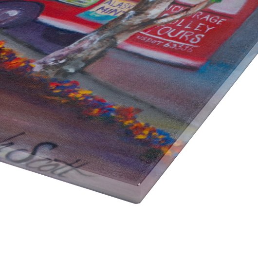 アンカレッジビジターセンター用切削ボード カッティングボード (角)